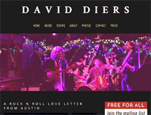 Tablet Screenshot of daviddiers.com